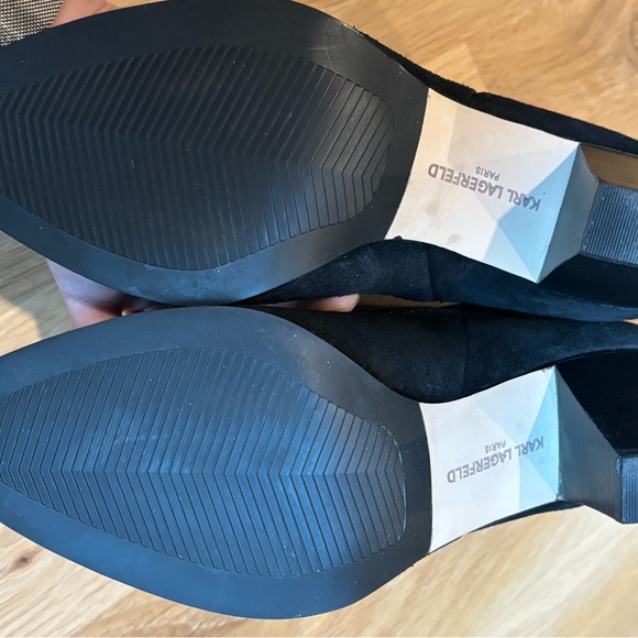 Karl Lagerfeld Provence Suede Boots - Picture 9 of 12